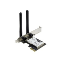 Inter-Tech DMG-32 - Interno - Senza fili - PCI Express - WLAN - 650 Mbit/s - Nero - Argento