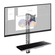 Techly ICA-PLW 01 Supporti a parete per TV 68,6 cm (27″) Argento