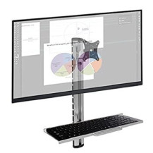 Techly ICA-PLW 01 Supporti a parete per TV 68,6 cm (27″) Argento