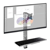 Techly ICA-PLW 01 Supporti a parete per TV 68,6 cm (27″) Argento
