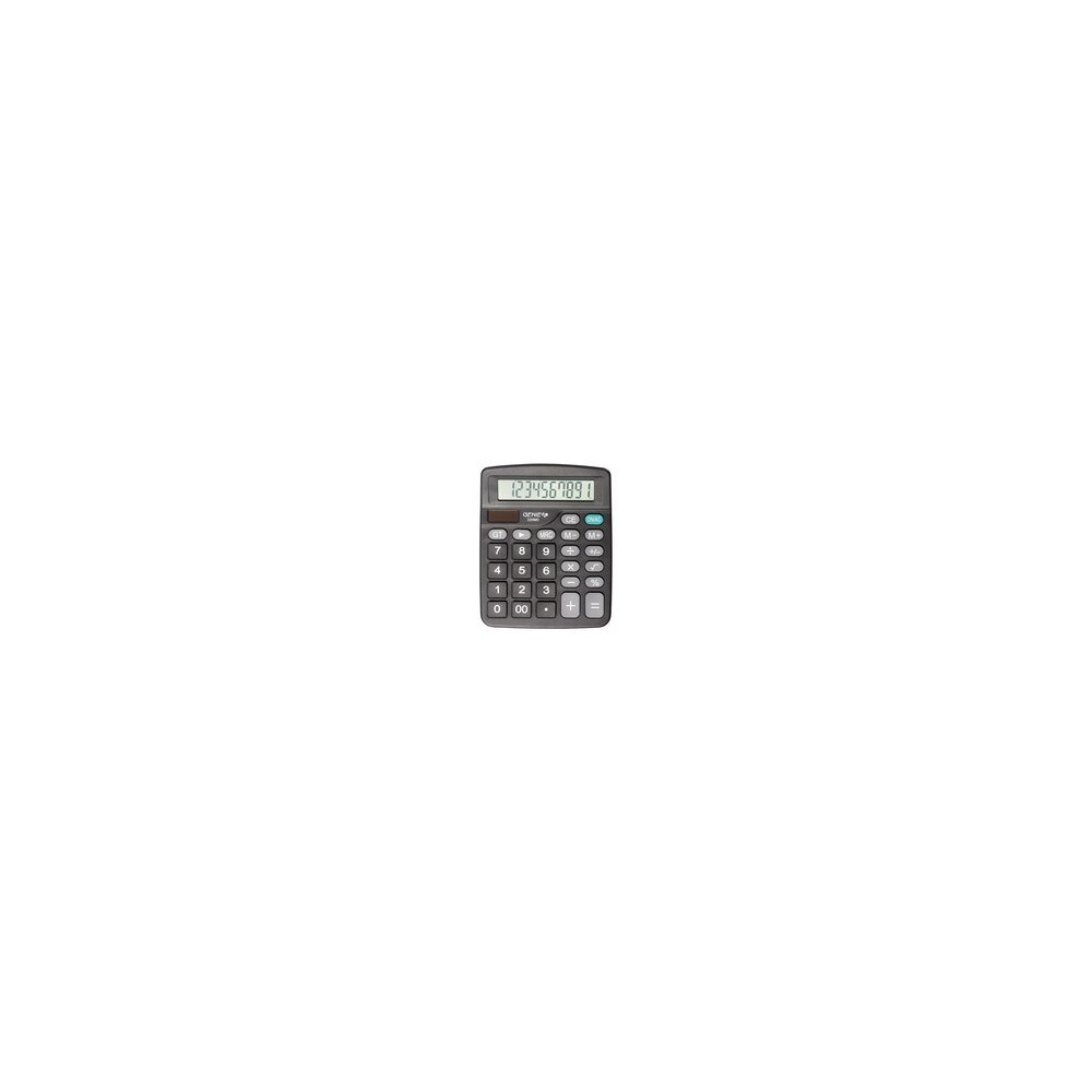 Genie 220 MD - Desktop - Calcolatrice di base - 10 cifre - Display inclinabile - Batteria/Solare - Nero