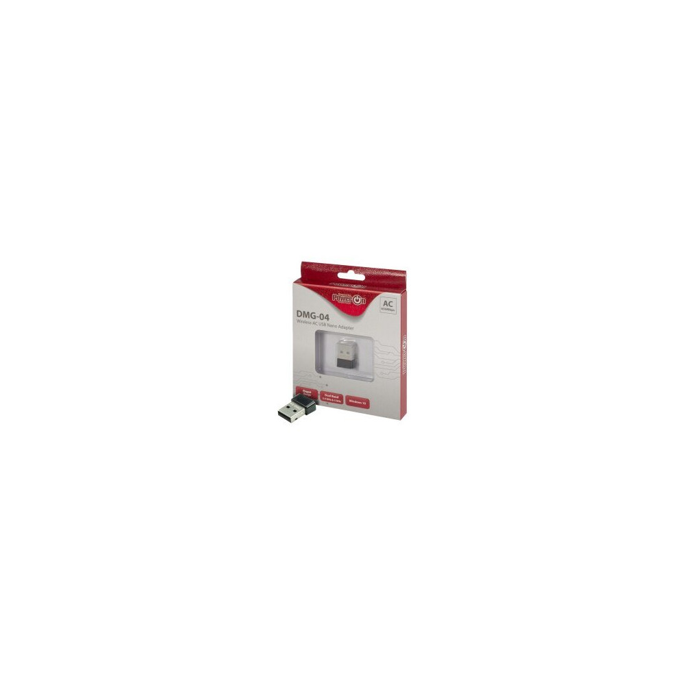 Inter-Tech DMG-04 - Senza fili - USB - WLAN - 433 Mbit/s