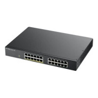 ZyXEL GS1900-24EP - Gestito - L2 - Gigabit Ethernet (10/100/1000) - Full duplex - Supporto Power over Ethernet (PoE) - Montaggio