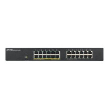 ZyXEL GS1900-24EP - Gestito - L2 - Gigabit Ethernet (10/100/1000) - Full duplex - Supporto Power over Ethernet (PoE) - Montaggio