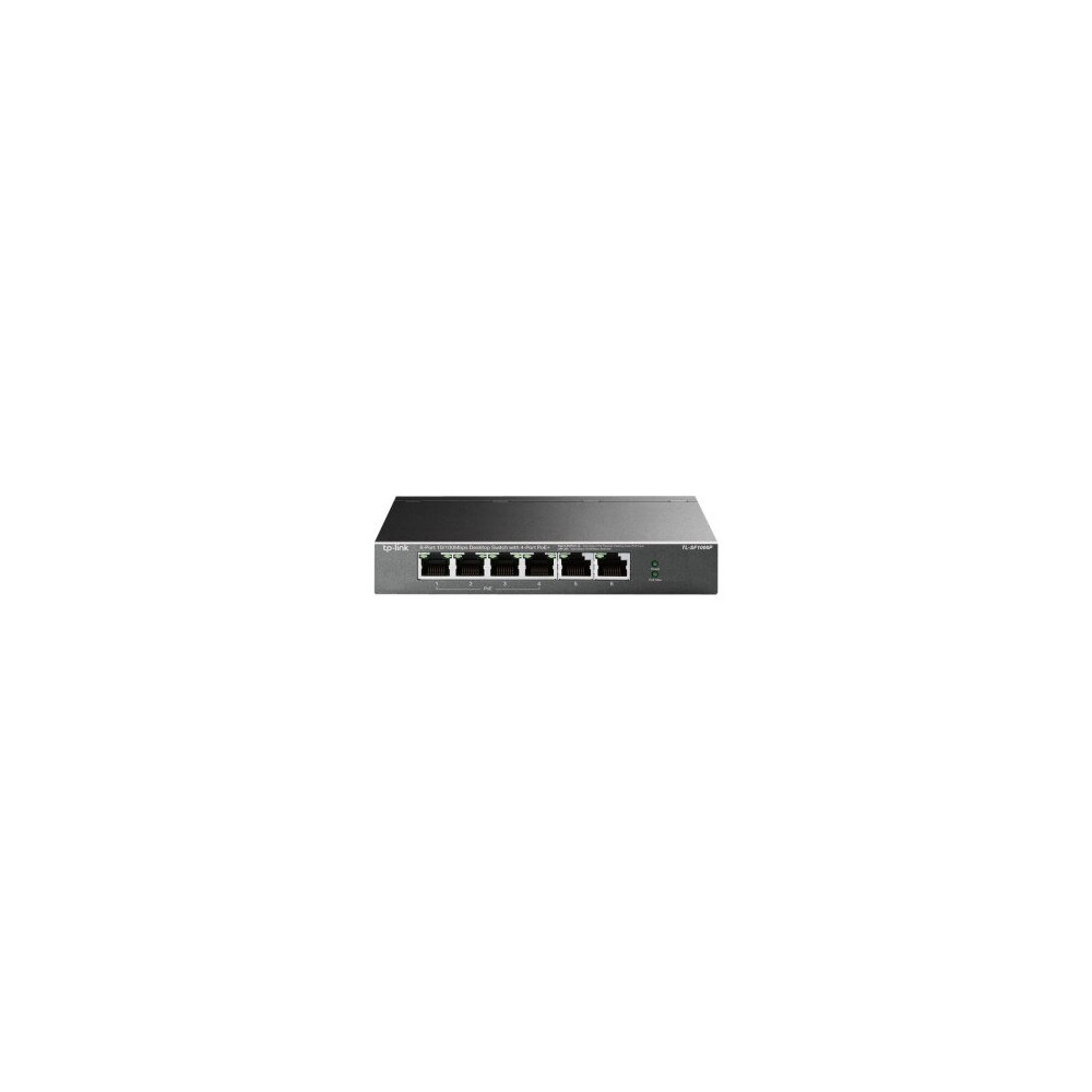 TP-LINK TL-SF1006P - Fast Ethernet (10/100) - Supporto Power over Ethernet (PoE)