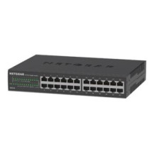 Netgear GS324 - Non gestito - Gigabit Ethernet (10/100/1000) - Montaggio rack - Montabile a parete