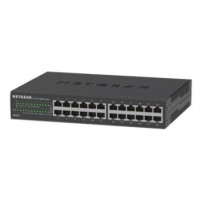 Netgear GS324 - Non gestito - Gigabit Ethernet (10/100/1000) - Montaggio rack - Montabile a parete