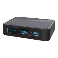 SEH utnserver Pro - Nero - LAN Ethernet - IEEE 802.1Q,IEEE 802.1x,IEEE 802.3,IEEE 802.3ab,IEEE 802.3u - 10,100,1000 Mbit/s - 802