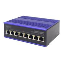 DIGITUS Electronic DN-650106 - Fast Ethernet (10/100) - Full duplex - Montabile a parete