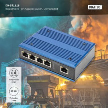 DIGITUS Electronic DN-651118 - Gigabit Ethernet (10/100/1000) - Full duplex - Montabile a parete