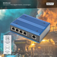 DIGITUS Electronic DN-651118 - Gigabit Ethernet (10/100/1000) - Full duplex - Montabile a parete
