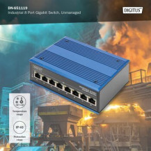 DIGITUS Electronic DN-651119 - Gigabit Ethernet (10/100/1000) - Full duplex - Montabile a parete