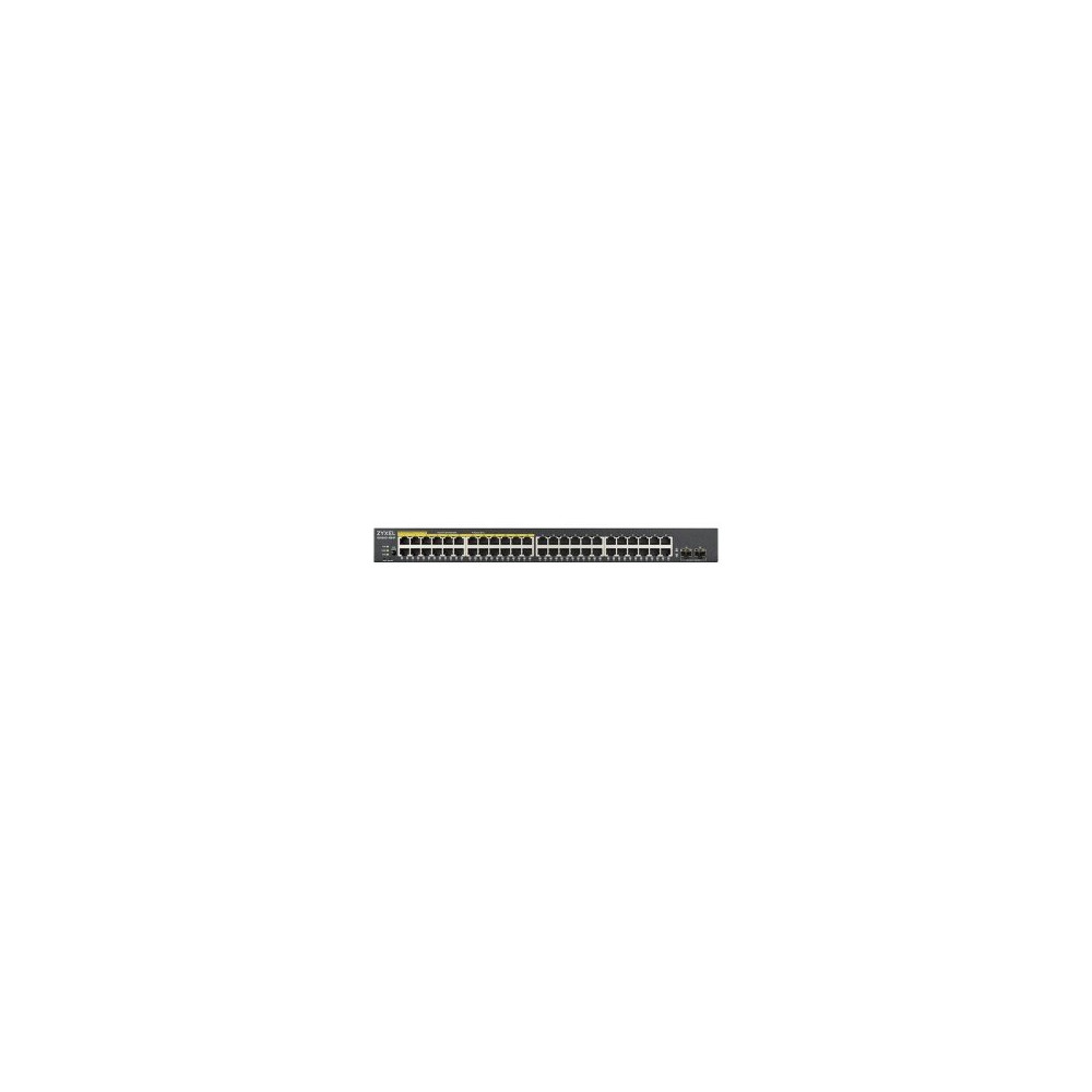 ZyXEL GS1900-48HPv2 - Gestito - L2 - Gigabit Ethernet (10/100/1000) - Full duplex - Supporto Power over Ethernet (PoE) - Montagg