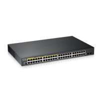 ZyXEL GS1900-48HPv2 - Gestito - L2 - Gigabit Ethernet (10/100/1000) - Full duplex - Supporto Power over Ethernet (PoE) - Montagg