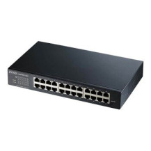 ZyXEL Switch 19″ Smart 24 ports Giga Desktop fanless V3