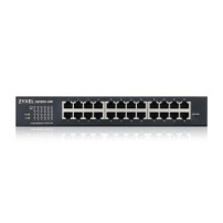 ZyXEL Switch 19″ Smart 24 ports Giga Desktop fanless V3