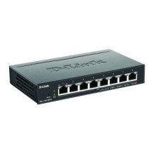 D-Link DGS-1100-08PV2 Gestito L2/L3 Gigabit Ethernet (10/100/1000) Supporto Power over Ethernet (PoE) Nero