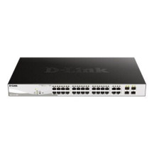 D-Link DGS-1210-28MP/E switch di rete Gestito L2 Gigabit Ethernet (10/100/1000) Supporto Power over Ethernet (PoE) 1U