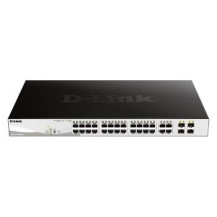 D-Link DGS-1210-28MP/E switch di rete Gestito L2 Gigabit Ethernet (10/100/1000) Supporto Power over Ethernet (PoE) 1U