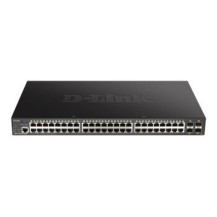 D-Link DGS-1250-52XMP Gestito L3 Supporto Power over Ethernet (PoE) Nero