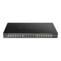 D-Link DGS-1250-52XMP Gestito L3 Supporto Power over Ethernet (PoE) Nero