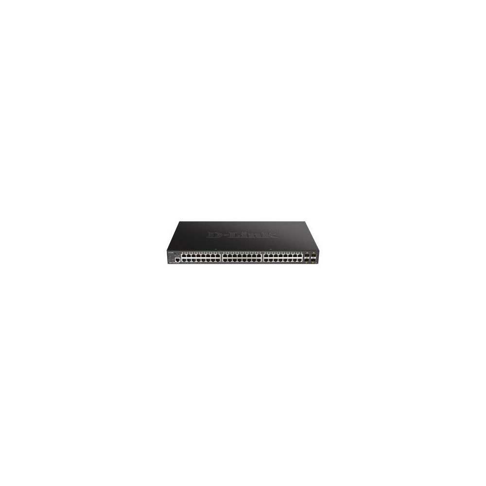 D-Link DGS-1250-52XMP Gestito L3 Supporto Power over Ethernet (PoE) Nero