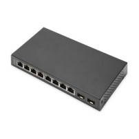 DIGITUS 8P+2SFP GE Switch 8x10/100/1000Mbit/s Uplink Ports - Interruttore