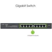Zyxel GS1900-8 Gestito L2 Gigabit Ethernet (10/100/1000) Nero