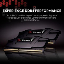 G.Skill Ripjaws V 64GB DDR4-3200Mhz - 64 GB - 4 x 16 GB - DDR4 - 3200 MHz - 288-pin DIMM - Nero