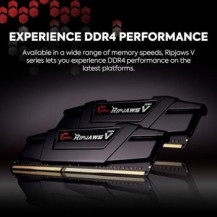 G.Skill Ripjaws V 64GB DDR4-3200Mhz - 64 GB - 4 x 16 GB - DDR4 - 3200 MHz - 288-pin DIMM - Nero