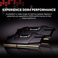 G.Skill Ripjaws V 64GB DDR4-3200Mhz - 64 GB - 4 x 16 GB - DDR4 - 3200 MHz - 288-pin DIMM - Nero