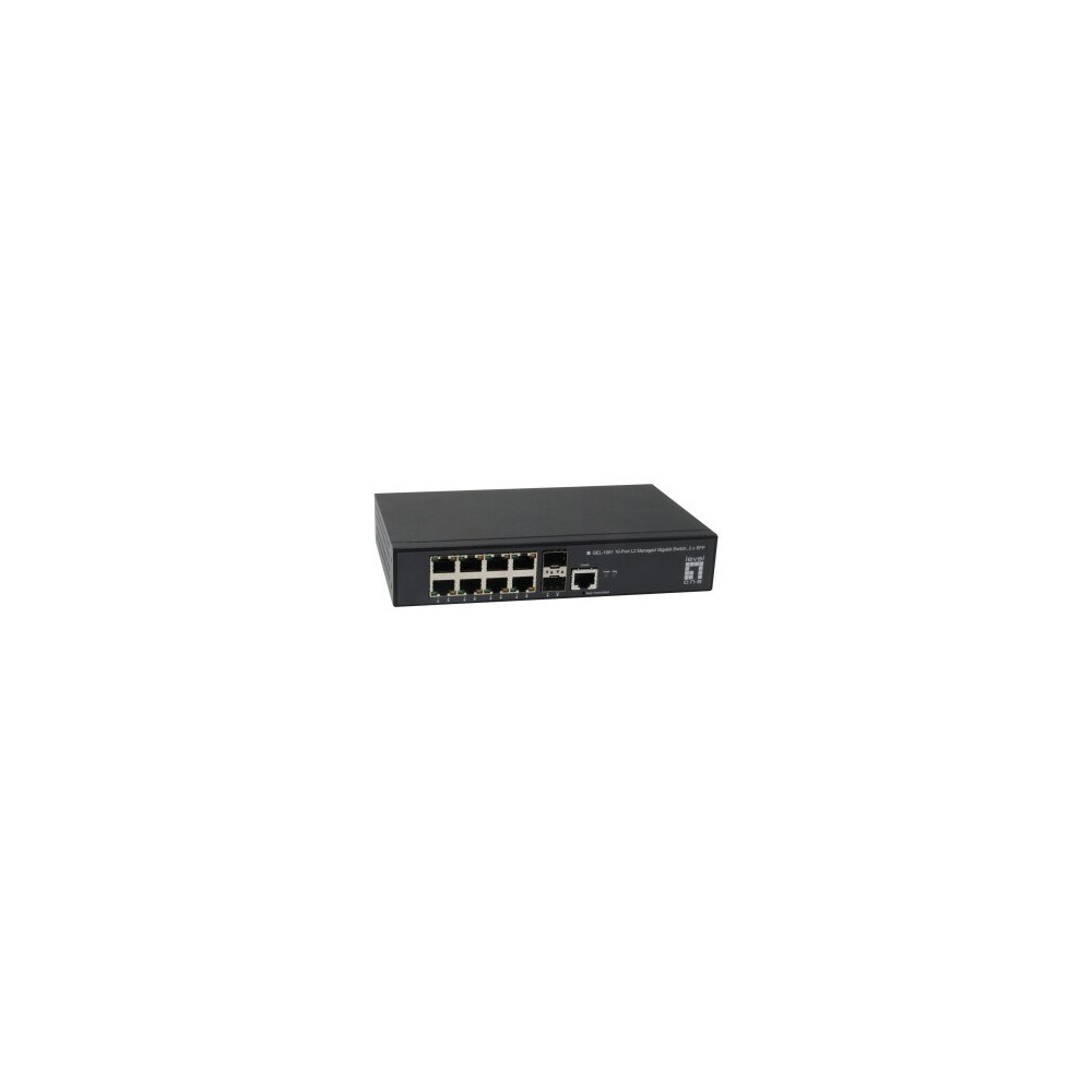 LevelOne GEL-1061 - Switch - gestito - 8 x 10/100/1000 + 2 x SFP