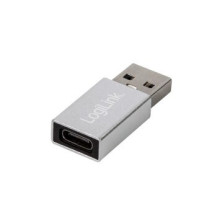 LogiLink AU0056 - USB 3.0 Adapter A-Stecker> C-Buchse Silber - Adattatore