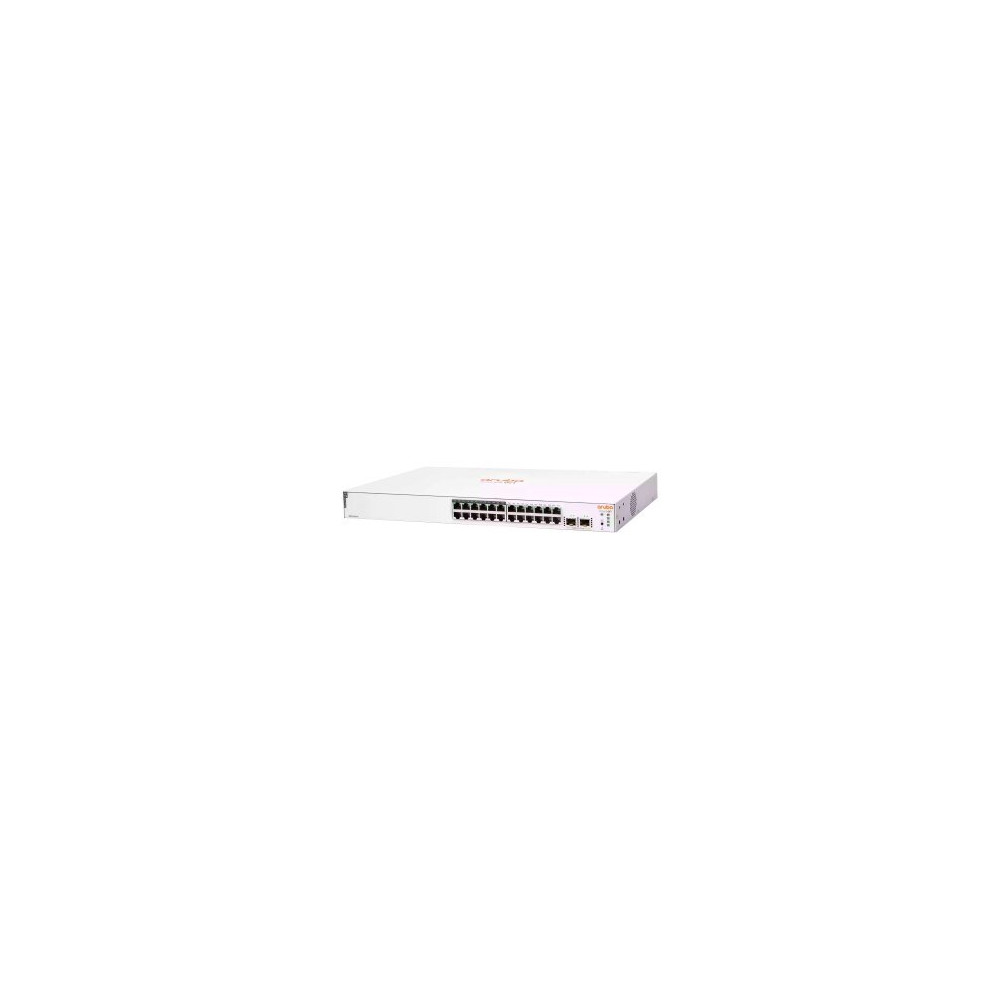 HPE Aruba Instant On 1830 24G 12p Class4 PoE 2SFP 195W Switch - Switch - Smart - 12 x 10/100/1000 + 12 x 10/100/1000 (PoE+)