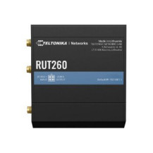 Teltonika RUT260 - - Router wireless - - WWAN - Wi-Fi - 2,4 GHz - 3G, 4G - montabile su guida DIN