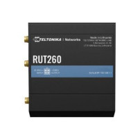 Teltonika RUT260 - - Router wireless - - WWAN - Wi-Fi - 2,4 GHz - 3G, 4G - montabile su guida DIN