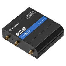 Teltonika RUT260 - - Router wireless - - WWAN - Wi-Fi - 2,4 GHz - 3G, 4G - montabile su guida DIN