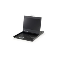 LevelOne KVM-8901DE console a rack 48,3 cm (19″) 1440 x 900 Pixel Nero