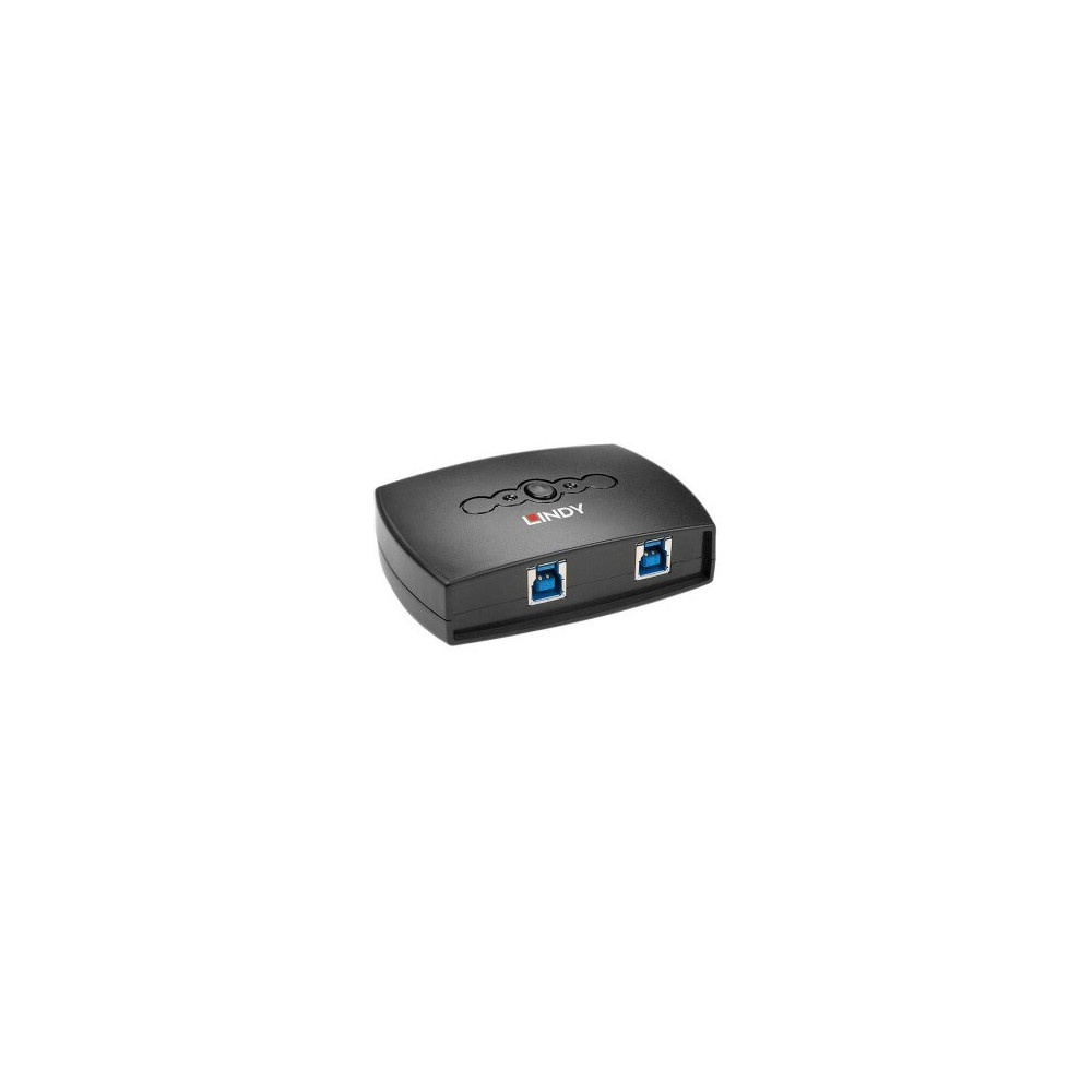 Lindy Switch USB 3.0 a 2 porte - Switch USB per la condivisione di periferiche