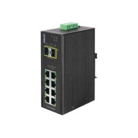 Planet IGS-10020MT - Switch - managed - 8 x 10/100/1000 + 2 x Gigabit SFP