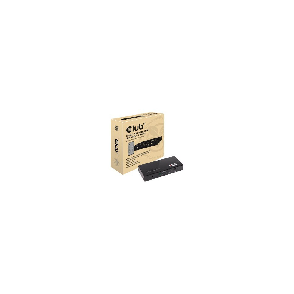 Club 3D SenseVision CSV-1370 - Commutatore video/audio