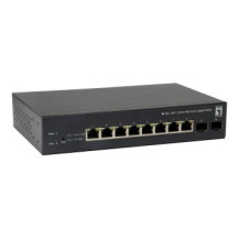 LevelOne GEP-1051 - Switch - Smart - 8 x 10/100/1000 (PoE+)