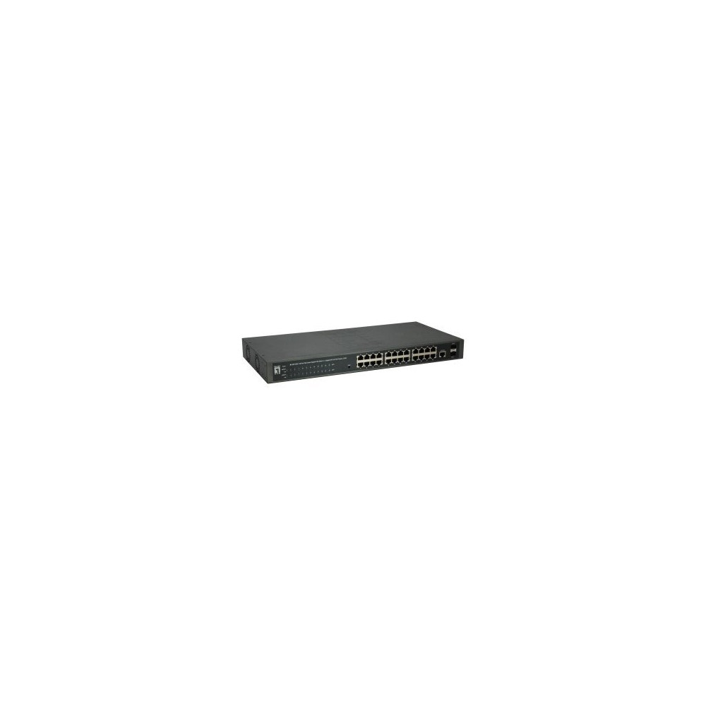 LevelOne GEP-2652 - Switch - Smart - 24 x 10/100/1000 (PoE+)