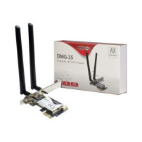 Inter-Tech DMG-35 - Adattatore di rete - PCIe a basso profilo