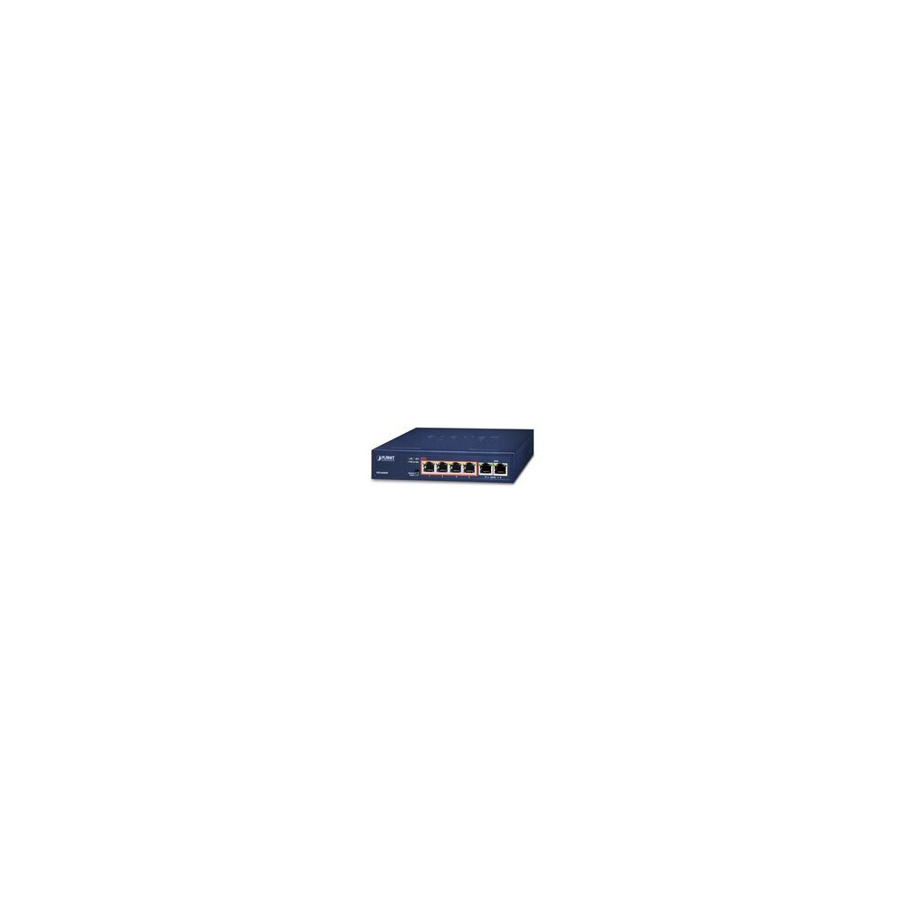 Planet FSD-604HP - Unmanaged - Fast Ethernet (10/100) - Vollduplex - Power over Ethernet (PoE)