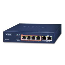 Planet FSD-604HP - Unmanaged - Fast Ethernet (10/100) - Vollduplex - Power over Ethernet (PoE)