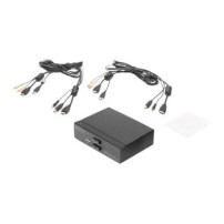 DIGITUS Switch KVM, 2 porte, display singolo, 4K, HDMI®