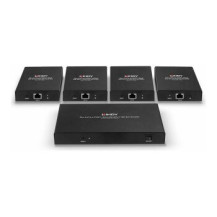 Trasmettitore video/audio/infrarossi Lindy - tramite CAT 6