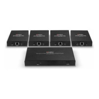 Trasmettitore video/audio/infrarossi Lindy - tramite CAT 6