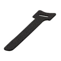EFB Electronics Gancio e asola - Fascette fermacavi - 13 cm - Nero (confezione da 10)